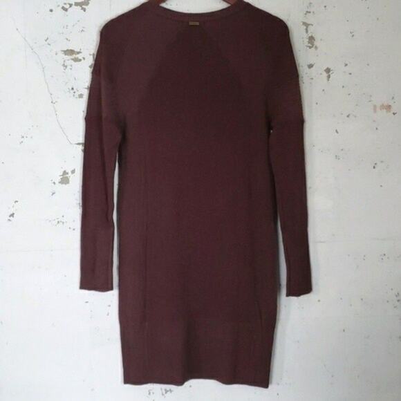 NEW prAna Women's AVALORE Organic Minimalist Cabincozy Boho Sweater Dress Small - Picture 9 of 14